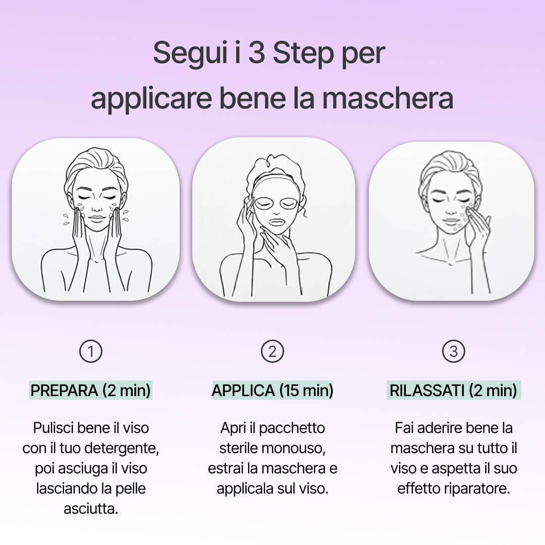 REPAIR™ - MASCHERA VISO Collagene RICOMBINANTE
